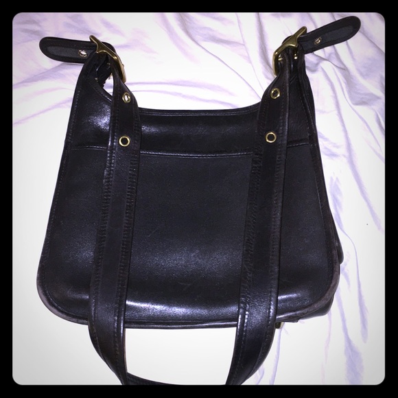 vintage leather coach purse